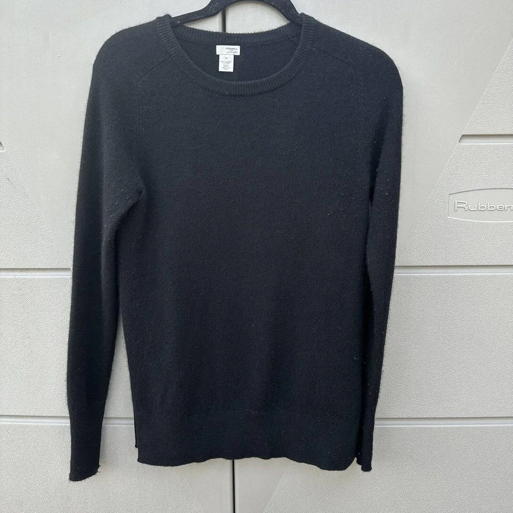 Halogen 100% Cashmere Black Sweater sz Xsmall